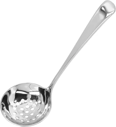 Vista 6 de Cuchara de cuchara de acero inoxidable espesar olla caliente cuchara de sopa herramienta de cocina cucharones de acero inoxidable Cuchara y cuchara