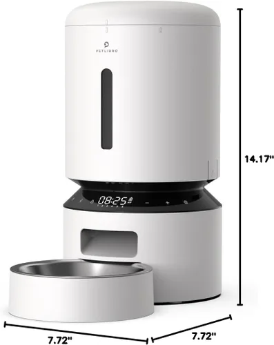 Vista 8 de PETLIBRO - Comedero automático para gatos, dispensador de comida para perros con preservación de frescura, comederos programables para mascotas