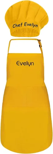 Vista 22 de Delantales personalizados para hombres y mujeres – Delantal personalizado con nombre bordado y bolsillos para cocina, pintura, manualidades, salón