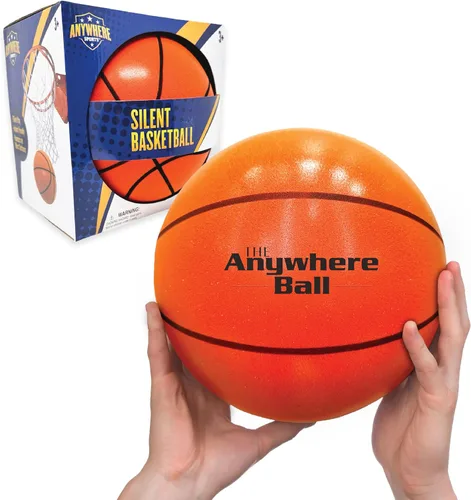 Vista 9 de Anywhere Ball, Silent Basketball, Airless Foam for Indoor Training, Dribbling, and Realistic Bounce