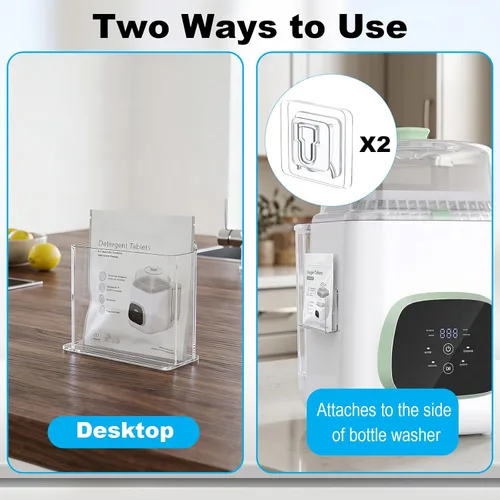 Vista 5 de Soporte organizador para detergente para lavadora de botellas MomCozy