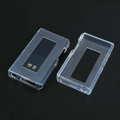 Vista 6 de Suave TPU Clear Crystal Full Protective Skin Shell Case Cover para FiiO M11 Plus LTD reproductor de música (transparente)