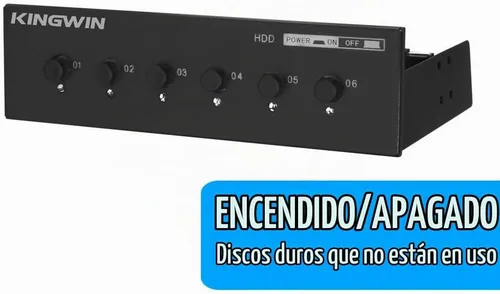 Vista 2 de Controlador de refrigeración KingWin, Negro