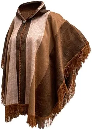 Vista 2 de Poncho de alpaca súper cómodo
