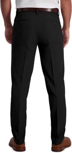 Vista 3 de Haggar Cool 18 Pro Slim Fit Flat Front Superflex Pantalón de cintura para hombre