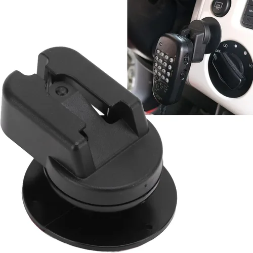 Vista 3 de Yctze Percha de micrófono de radio para coche Soporte de micrófono de repuesto para Yaesu FTM6000R 300DR 7900R 100DR D9000