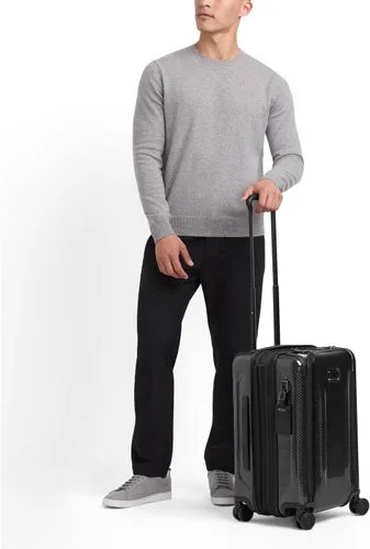 Vista 8 de TUMI Bolsillo frontal expandible para hombre, 4 ruedas, NegroGrafito, Bolsillo frontal Intl Exp CO