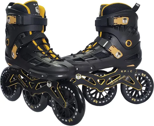 Vista 3 de Epic Skates Patines en línea de velocidad de 3 ruedas Engage de 125 mm
