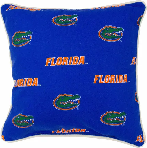 Vista 14 de College Covers Almohada decorativa para exteriores, 16 x 16 pulgadas, tigres caoba