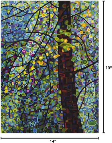 Vista 7 de Trademark Fine Art Pine Sprites by Mandy Budan - Colgante de pared, 14 x 19 pulgadas