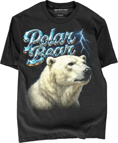 Vista 16 de Camiseta de Heavy Metal de los 80s con Animal en Negro - 100% Algodón - para Hombre y Mujer