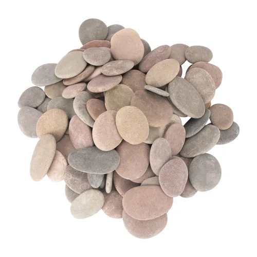 Vista 7 de [Aproximadamente 94 piezas – 100 piezas] (18 libras) Rocas para manualidades, Rocas para pintar, Rocas de río de 2.1"-3.5", Rocas planas, Rocas DIY
