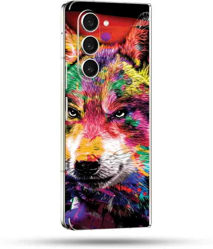 Vista 26 de MightySkins Skin compatible con Samsung Galaxy Z Fold 5 - Puppy Fall Funda protectora de vinilo duradera y única Fácil de aplicar, quitar