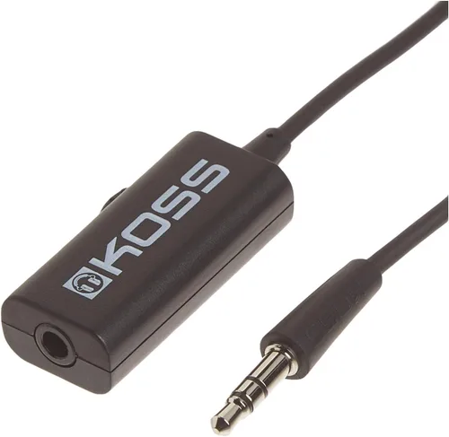Vista 6 de Koss 155954 VC20 Control de volumen, embalaje estándar, cable de 39 pulgadas, compatible con teléfonos celulares y auriculares