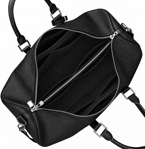 Vista 31 de Divitize Organizador de carteras prémium compatible con LV Keepall 25/35/45/50/55/60 — Hecho a mano, 3mm de fieltro compacto y resistente, base Azul