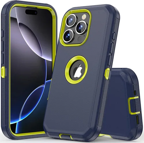 Vista 37 de COOYA Funda para iPhone Air de Protección Completa del Cuerpo contra Caídas, Funda Resistente a Prueba de Golpes de 3 Capas, Híbrida de Servicio