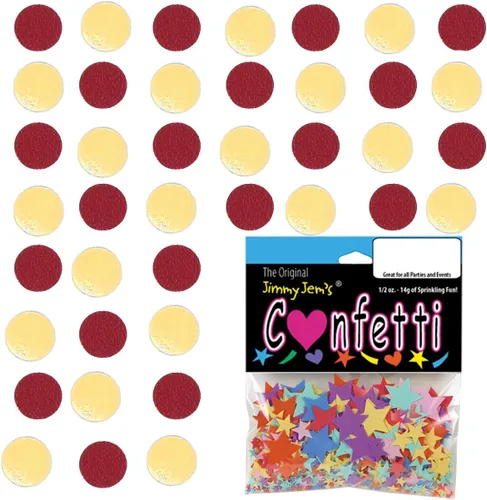 Vista 34 de Confetti Circle 1/4" Negro, Azul Marino Combo - 2 bolsas de media onza (1 oz) (8550/9971)