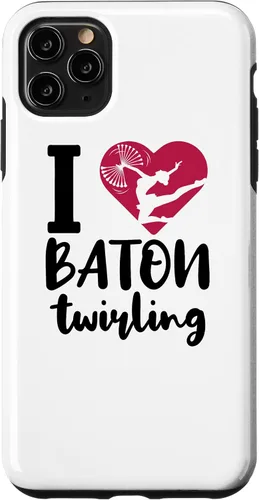Vista 13 de iPhone 16 I Love Baton Twirling Majorette Baton Twirler Case