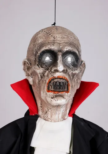 Vista 2 de Figura Animatrónica Colgante Vampiro Silas de 1.68m que Tiembla Multicolor