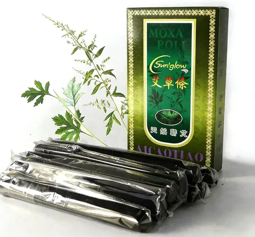 Vista 6 de Traditional Smokeless Herbal Therapy for Home Wellness-Pure Mugwort Moxa Sticks for Moxibustion,10 Pack for Authentic moxibustion Rolls