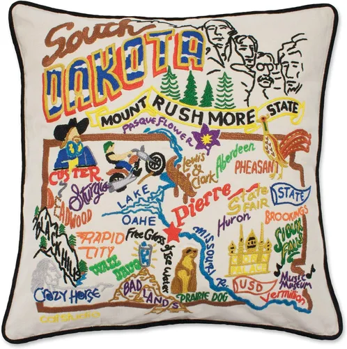 Vista 147 de Catstudio Portland (Oregon) - Almohada decorativa bordada