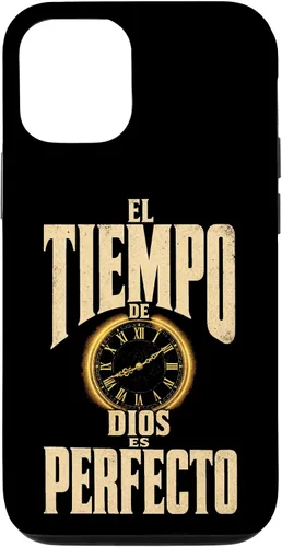 Vista 31 de Fe Cristiana El Tiempo De Dios ES Perfecto Vintage Clock Case for iPhone Air