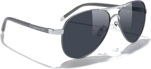 Vista 12 de MERRY'S, UV400 S8513, gafas de sol polarizadas para conducir, marco irrompible, para hombre.
