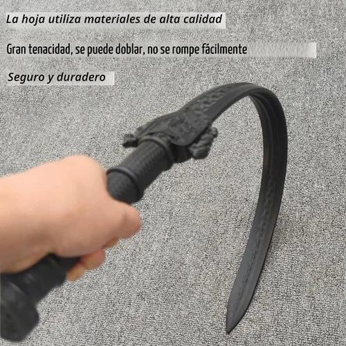 Vista 3 de High Strength Polypropylen Plastic Sword Ancient Style Embroidery Spring Sword with Sheath for Practice and Training