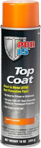 Vista 5 de Pintura en aerosol, color gris 16 POR-15 46618 de Top Coat
