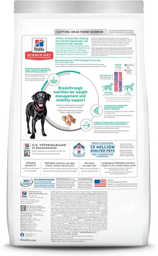 Vista 2 de Hill's Science Diet Perfect Weight & Joint Support Alimento seco para perros de raza grande