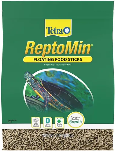 Vista 11 de Tetra ReptoMin Palitos de Comida Flotantes, Alimento para Tortugas Acuáticas, Tritones y Ranas, 1.94 oz