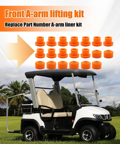 Vista 2 de Golf Cart Bushing Kit Orange
