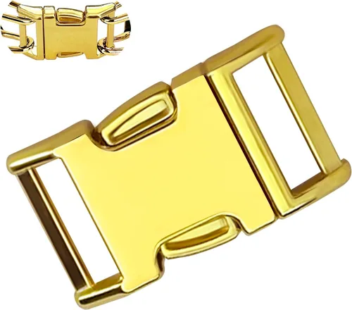Vista 8 de Dog Collar Buckle, Fastener Stainless Steel Buckle for Small Medium Large Dogs Collar Steel Chrome Plated