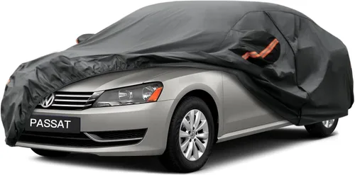 Vista 25 de Kayme Funda de automóvil de 6 capas para Audi A4 Sedan (2011-2023), impermeable para todo tipo de clima, cubierta exterior completa, protección