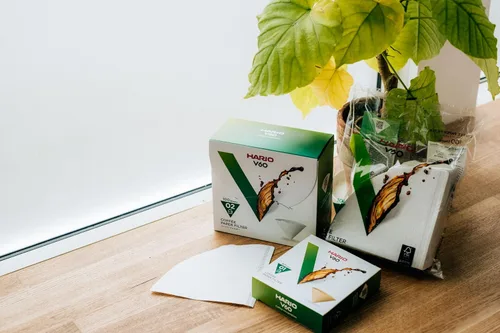 Vista 4 de Hario V60 - Filtro de café de papel, tamaño 01, blanco, caja de 40 unidades (paquete de 3)