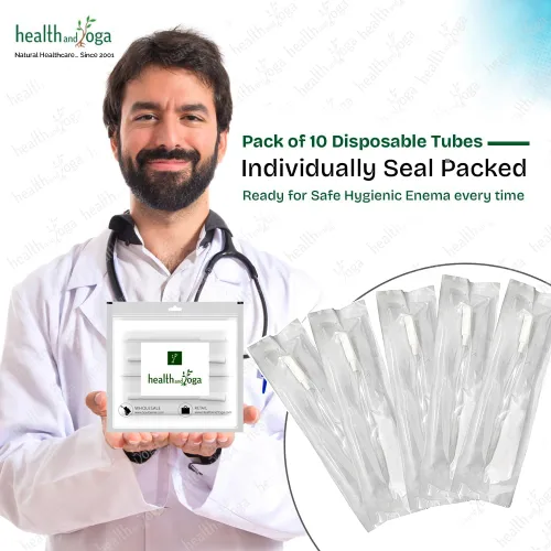 Vista 7 de SoulGenie HealthAndYoga™ Suministros de enema - 5.9 in sin molestias, puntas de colon de grado médico - Extremo redondeado flexible para inserción