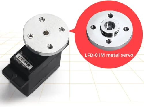 Vista 5 de 9G servo micro servo metal motor de engranaje anti bloqueo servo para robots DIY, LFD-01M, 1PCS