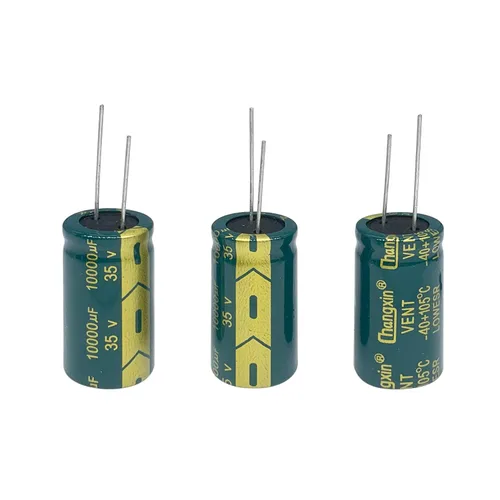 Vista 4 de Condensador electrolítico de aluminio de alta frecuencia de 0.709 x 1.378 in, 5 unidades, 35 V, 10000UF, para TV, monitor LCD, juego