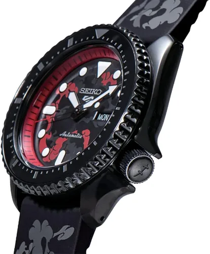 Vista 3 de SEIKO 5 Sports - Reloj automático de una pieza para hombre Monkey D Luffy edición limitada SRPH65
