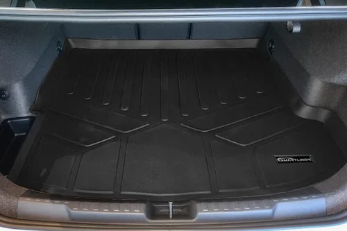 Vista 2 de SMARTLINER Forro negro para maletero de carga compatible con Audi A3 2022-2023 (solo compatible con modelos AWD)
