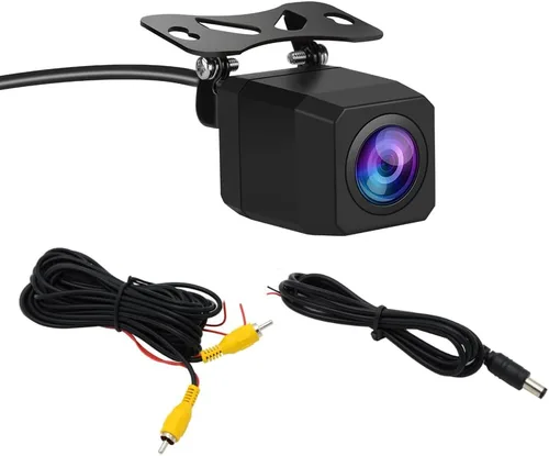 Vista 4 de AWESAFE Cámara de visión trasera impermeable HD cámara de visión trasera gran angular para automóviles universales, SUV, camiones