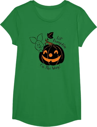 Vista 31 de Disney Camiseta de Halloween Winnie the Pooh Lil' Pumpkin on the Way, Blanco, S