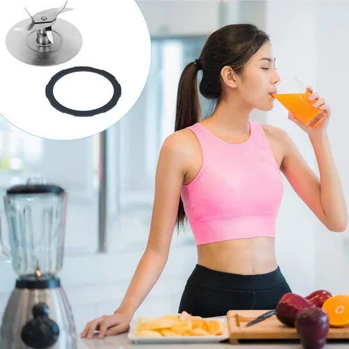 Vista 6 de Pro 1200 Blender Blade compatible con licuadoras Oster Pro 1200 con junta tórica de goma para piezas de repuesto Oster Pro 1200 Blender