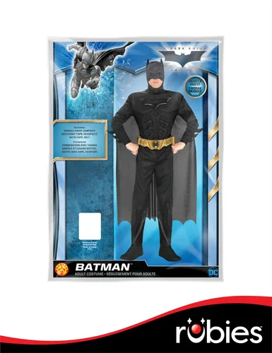 Vista 8 de Rubies at Party City DC Batman The Dark Knight Rises: Disfraz de Batman para adultos
