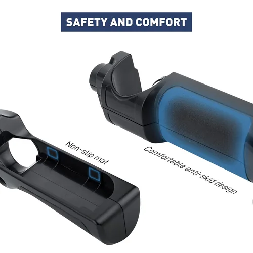 Vista 4 de FANPL Pistola de juego para Nintendo Switch & Switch OLED Joy Con, control de agarre para simulador de caza, para Wolfenstein 2, para Splatoon