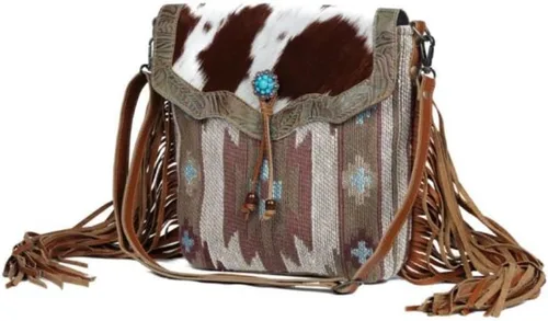 Vista 3 de Myra Bag Bolso De Hombro Serene Marrón S-3347, Multicolorido
