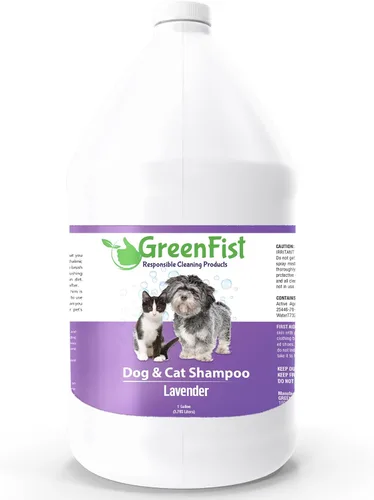 Vista 6 de GreenFist Champú acondicionador para mascotas para el cuidado de perros y gatos, limpieza intensa, potencia de piel suave, fabricado en Estados