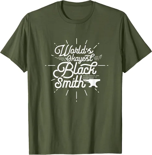Vista 54 de Blacksmith Blacksmithing Forge Metalsmith Forging T-Shirt Asphalt Grey