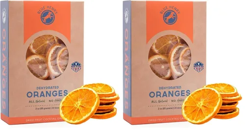 Vista 7 de Ruedas de Naranja Deshidratadas BlueHenry - 3 oz - 20 rodajas - Fruta Natural