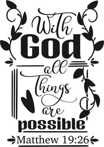 Vista 2 de Infusion with God All Things are Possible, sello de goma con cita bíblica, sello de madera de 5 x 4 pulgadas